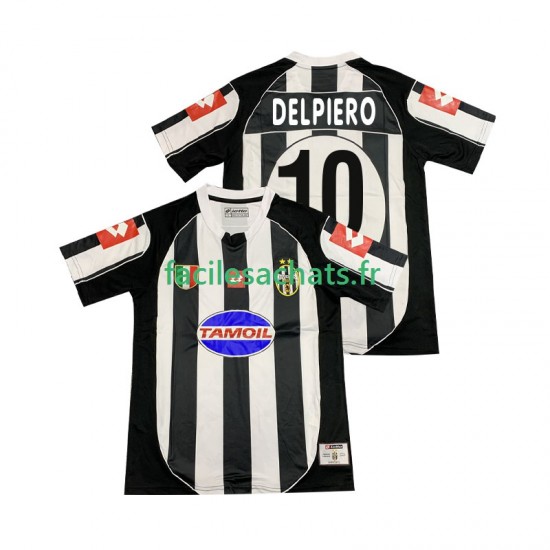 Maillot Juventus DEL PIERO 10 Retro 2002 2003 Domicile Homme MC