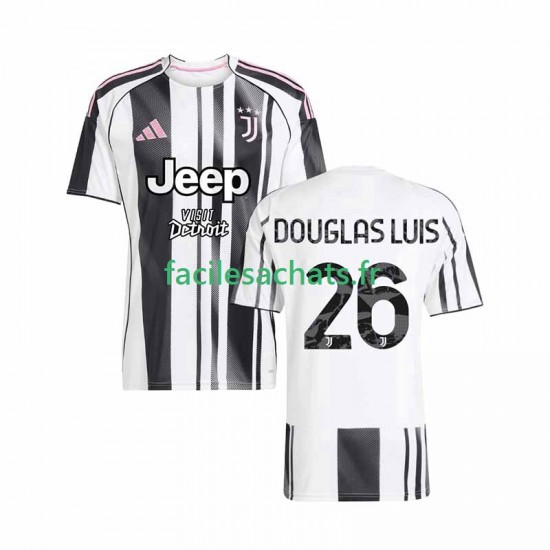 Maillot Juventus Douglas Luiz 26 2025-2026 Domicile Homme MC