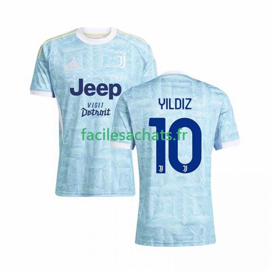Maillot Juventus Kenan Yildiz 10 2025-2026 Extérieur Homme MC