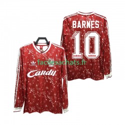 Maillot Liverpool BARNES 10 Retro 1989 1991 Domicile Homme ML