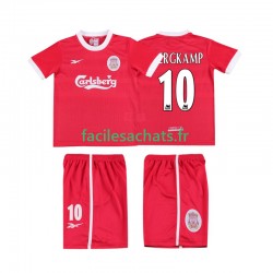 Maillot Liverpool BERGKAMP 10 Retro LWP 1997 1998 Domicile Enfant MC