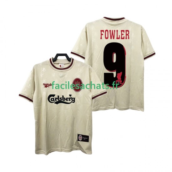 Maillot Liverpool FOWLER 9 Retro 1996 1997 Extérieur Homme MC
