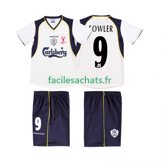 Maillot Liverpool FOWLER 9 Retro LWP 2001 2002 Extérieur Homme MC