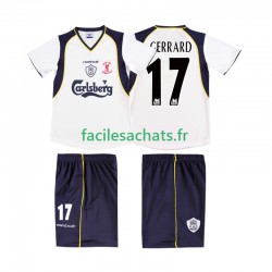 Maillot Liverpool GERRARD 17 Retro LWP 2001 2002 Extérieur Homme MC