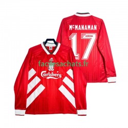 Maillot Liverpool MCMANAMAN 17 Retro 1993 1995 Domicile Homme ML