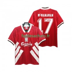 Maillot Liverpool MCMANAMAN 17 Retro 1993 1995 Domicile Homme MC