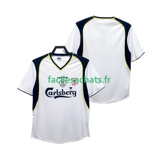 Maillot Liverpool Retro 2001 2002 Extérieur Homme MC