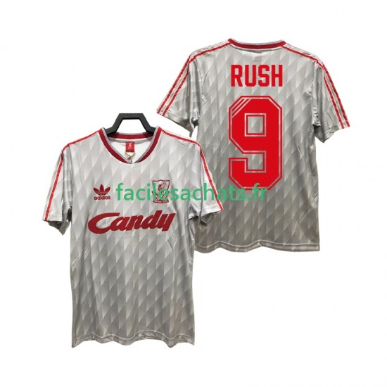 Maillot Liverpool Rush 9 Retro 1989 1991 Extérieur Homme MC