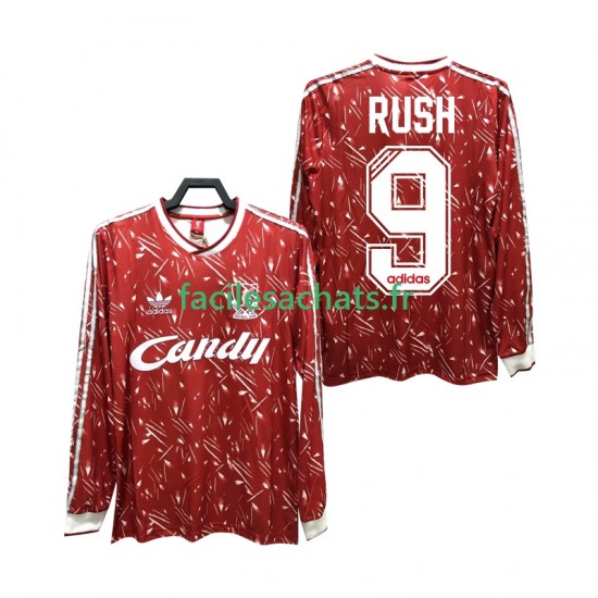 Maillot Liverpool Rush 9 Retro 1989 1991 Domicile Homme ML