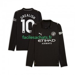 Maillot Manchester City Jack Grealish 10 2025-2026 Extérieur Homme ML