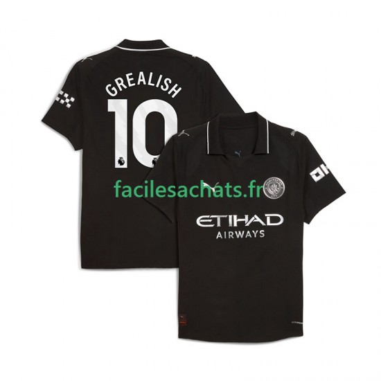 Maillot Manchester City Jack Grealish 10 2025-2026 Extérieur Homme MC