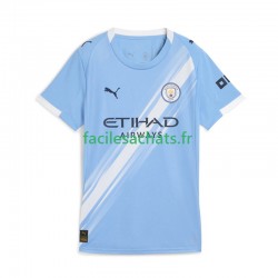 Maillot Manchester City 2025-2026 Domicile Femme MC