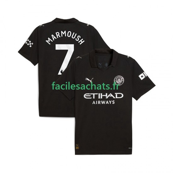 Maillot Manchester City Omar Marmoush 7 2025-2026 Extérieur Homme MC