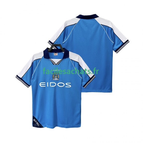 Maillot Manchester City Retro 1999 2001 Domicile Homme MC