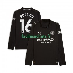 Maillot Manchester City Rodrigo Hernandez 16 2025-2026 Extérieur Homme ML
