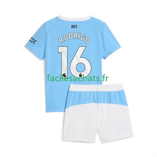 Maillot Manchester City Rodrigo Hernandez 16 2025-2026 Domicile Enfant MC