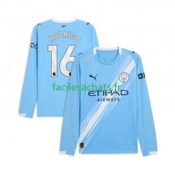 Maillot Manchester City Rodrigo Hernandez 16 2025-2026 Domicile Homme ML