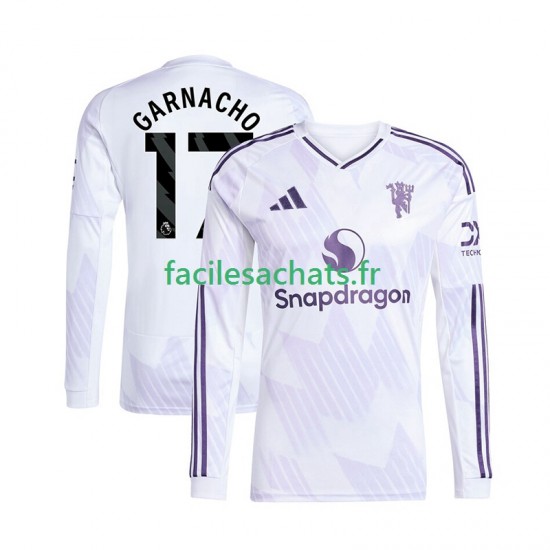 Maillot Manchester United Alejandro Garnacho 17 2025-2026 Extérieur Homme ML