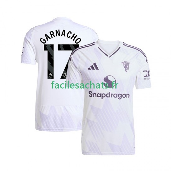 Maillot Manchester United Alejandro Garnacho 17 2025-2026 Extérieur Homme MC