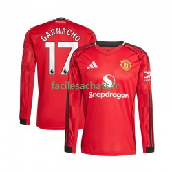 Maillot Manchester United Alejandro Garnacho 17 2025-2026 Domicile Homme ML