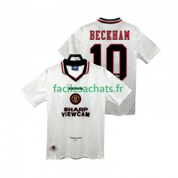 Maillot Manchester United BECKEHAM 10 Retro 1996 1997 Extérieur Homme MC