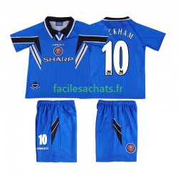 Maillot Manchester United BECKHAM 10 Retro 1996 1998 3ème Enfant MC