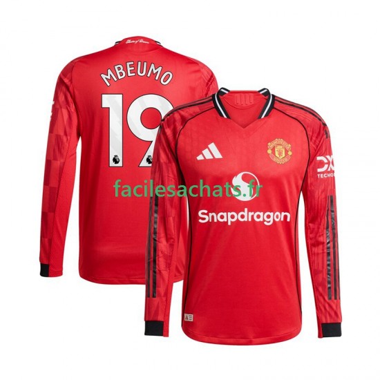 Maillot Manchester United Bryan Mbeumo 19 2025-2026 Domicile Homme ML