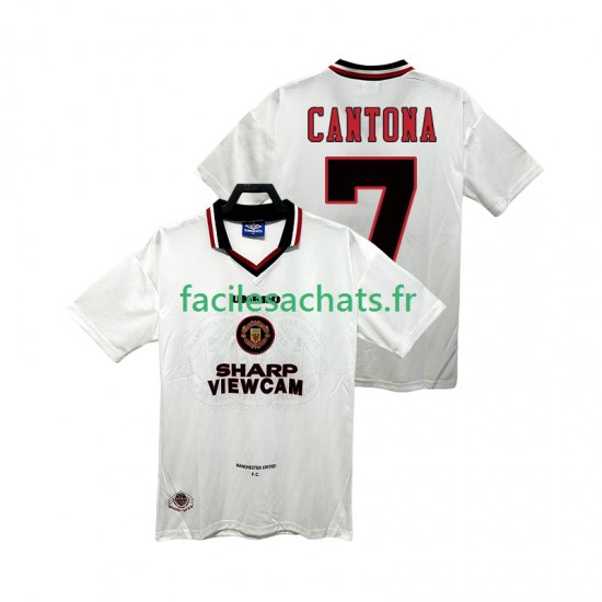 Maillot Manchester United CANTONA 7 Retro 1996 1997 Extérieur Homme MC