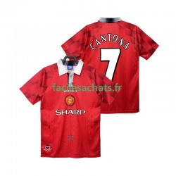 Maillot Manchester United CANTONA 7 Retro 1996 1997 Domicile Homme MC