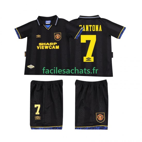 Maillot Manchester United CONTONA 7 Retro 1993 1994 Extérieur Enfant MC