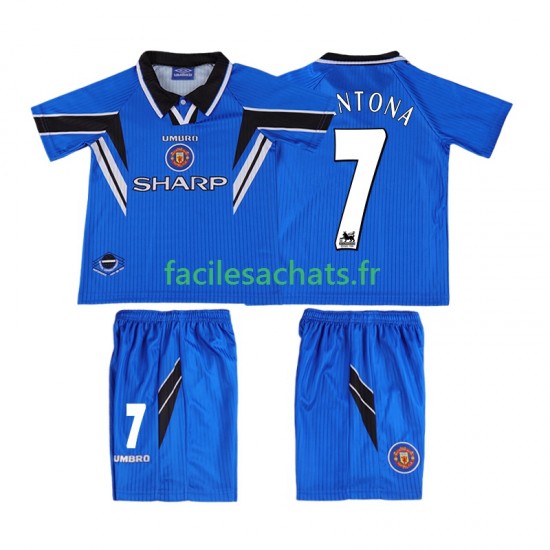 Maillot Manchester United CONTONA 7 Retro 1996 1998 3ème Enfant MC