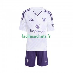 Maillot Manchester United 2025-2026 Extérieur Enfant MC