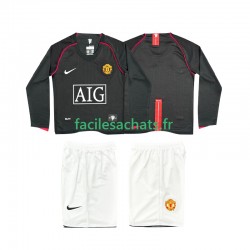 Maillot Manchester United Retro 2007 2008 Extérieur Enfant ML