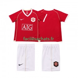 Maillot Manchester United Retro 2006 2007 Domicile Enfant MC