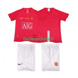 Maillot Manchester United Retro Champions League 2007 2008 Domicile Enfant MC