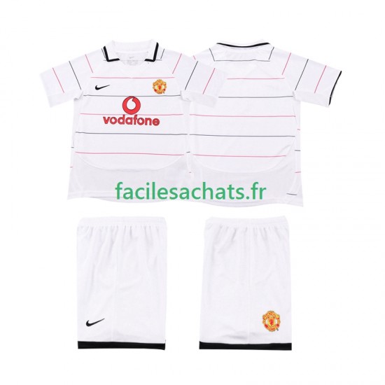 Maillot Manchester United Retro 2003 2006 3ème Enfant MC