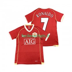 Maillot Manchester United Cristiano Ronaldo 7 Retro 2006 2007 Domicile Homme MC