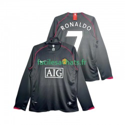 Maillot Manchester United Critstiano Ronaldo 7 Retro 2007 2008 Extérieur Homme ML