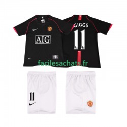 Maillot Manchester United GIGGS 11 Retro 2007 2008 Extérieur Enfant MC