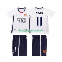 Maillot Manchester United GIGGS 11 Retro Champions League 2008 2009 Extérieur Enfant MC