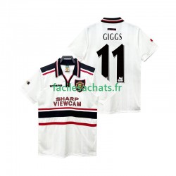 Maillot Manchester United GIGGS 11 Retro 1998 1999 Extérieur Homme MC