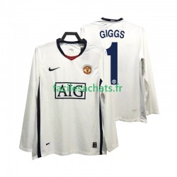 Maillot Manchester United GIGGS 11 Retro Premier League 2008 2009 Extérieur Homme ML