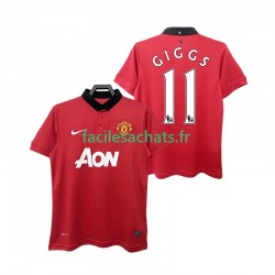 Maillot Manchester United GIGGS 11 Retro 2013 2014 Domicile Homme MC