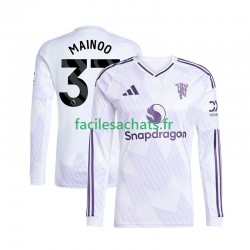 Maillot Manchester United Kobbie Mainoo 37 2025-2026 Extérieur Homme ML