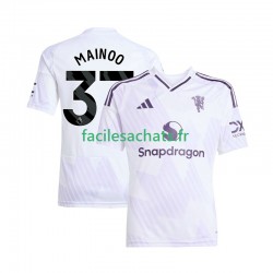 Maillot Manchester United Kobbie Mainoo 37 2025-2026 Extérieur Homme MC