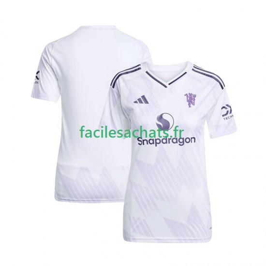 Maillot Manchester United 2025-2026 Extérieur Femme MC
