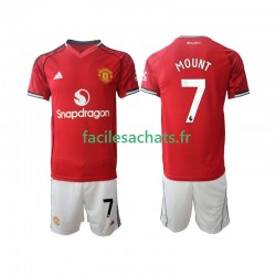 Maillot Manchester United Mason Mount 7 2025-2026 Domicile Enfant MC