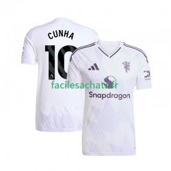 Maillot Manchester United Matheus Cunha 10 2025-2026 Extérieur Homme MC