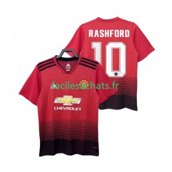 Maillot Manchester United RASHFORD 10 Retro 2018 2019 Domicile Homme MC