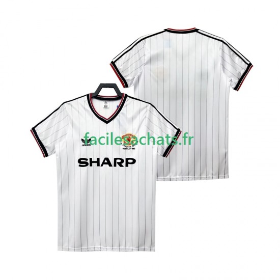 Maillot Manchester United Retro 1983 1984 Extérieur Homme MC